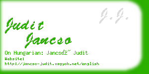 judit jancso business card